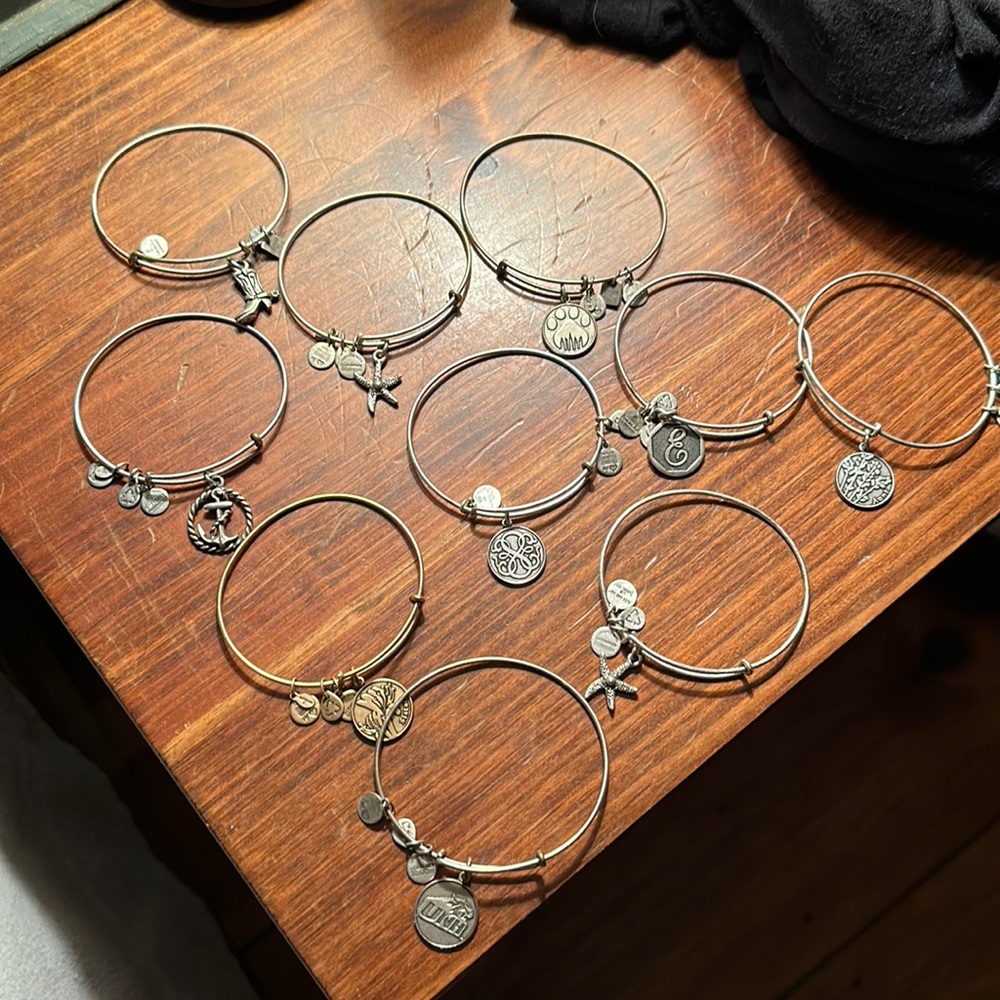 10 Alex and Ani Bracelets